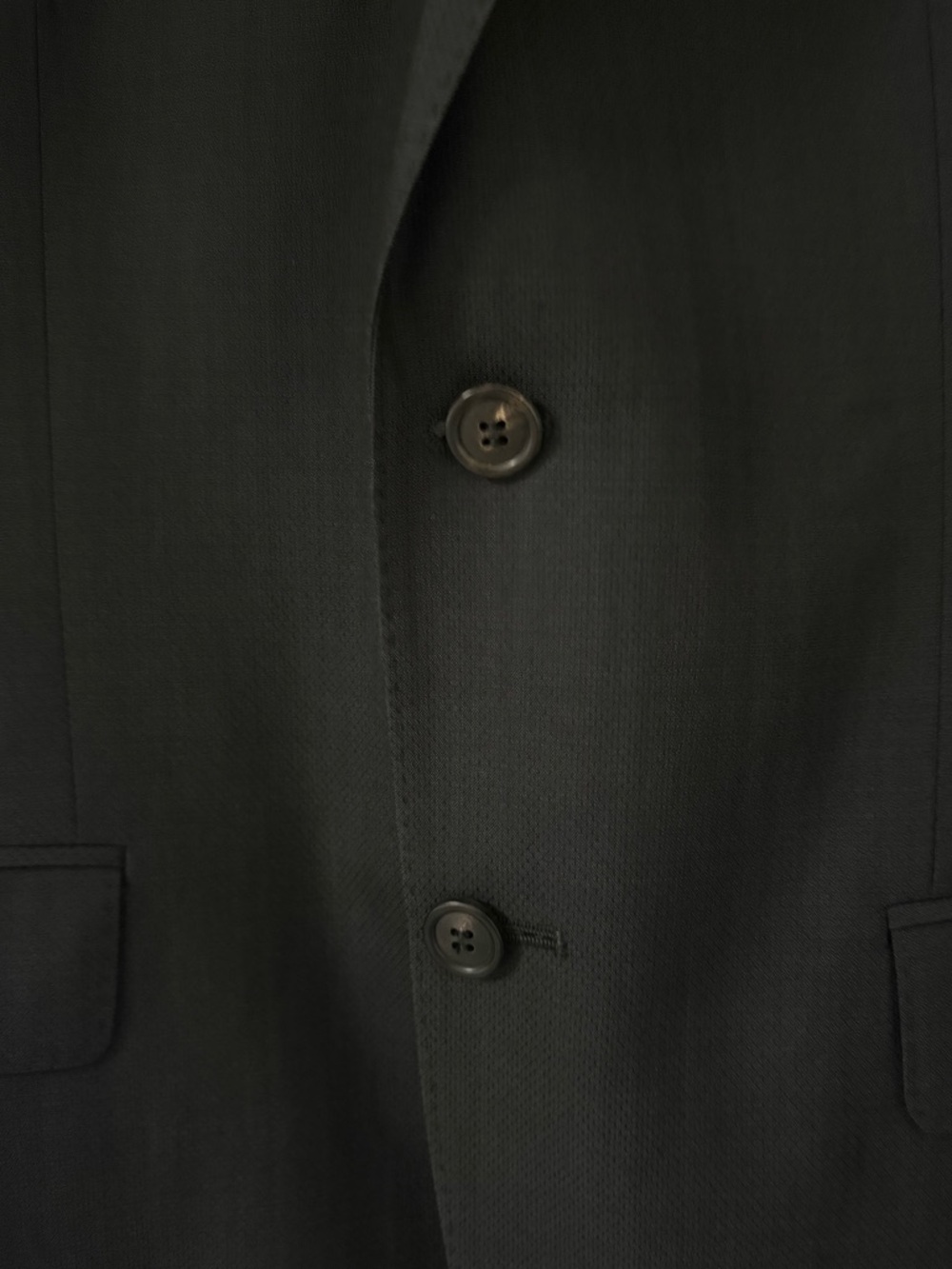 HUGO BOSS Two-Button Blazer Black Size 38S EUC - Picture 3 of 16